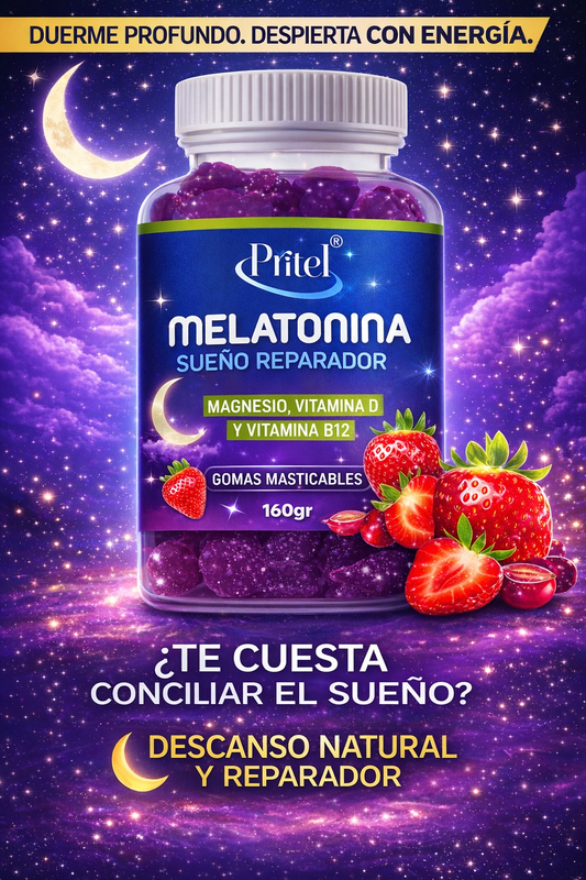 Pritel®: Gomitas de Melatonina Para Dormir Mejor
