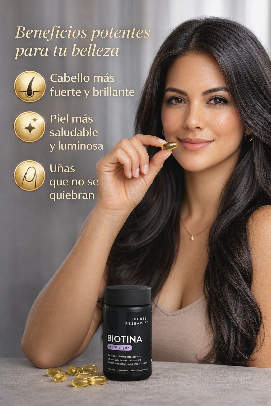 (BIOTINA PREMIUM PARA LA CAIDA DE CABELLO) 2x $148.000