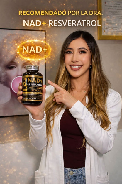 Combo (NAD+ RESVERATROL- COMBATE EL ENVEJECIMIENTO + 1 Resveratrol)